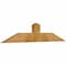 Ekena Millwork Portland Rough Sawn Timber Gable Bracket, Western Red Cedar, 60"W x 12"H x 2"D x 6"F, 5/12 Pitch GBW060X12X0206POR00RWR - alternate 2